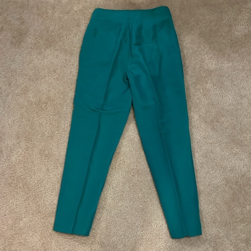Vintage Together turquoise two-piece pantsuit size 4 - Picture 12 of 16